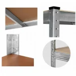 Стелаж металевий складський 3в1 180х90х40см 875кг MEDAS Proffessional (9/11)- Ідеальне рішення для вашого складу - Зображення 5