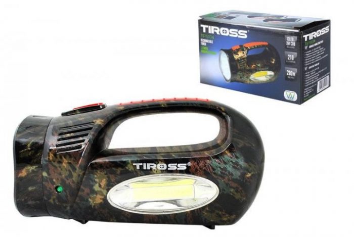 Акумуляторний переносний Ліхтар Tiross TS 760-3 1300mAh 13LED Лампа камуфляж - Зображення 2