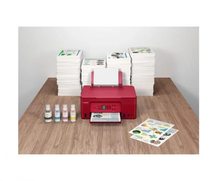 Багатофункціональний Пристрій Canon G3470 Red (5805C049) - Яскравий багатофункціональний принтер з функціями друку, сканування та копіювання - Зображення 4