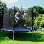 Батут Funfit 252 см з Драбинкою і Захисною Сіткою - Розваги для Дітей і Дорослих - Зображення 3