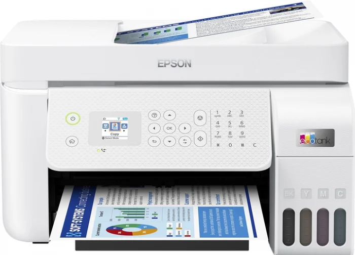 375947445 БФП Epson EcoTank L5296 (C11CJ65404)-Перевірена якість та ефективність - Зображення 1