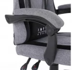 Геймерське крісло Infini System сіро-чорне. Поєднання Стилю, Комфорту та Продуктивності - Зображення 8