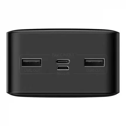 Повербанк Baseus PPBD050201 Bipow 30000mAh 2xUSB USB-C 15W Black Магазин YOMO