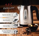 Чайник Adler AD 1273 1.0 л: компактний розмір для насиченого смаку