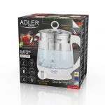 Скляний чайник з регулятором температури Adler AD 1299: поєднання елегантності та практичності - Зображення 2