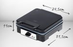 Вафельниця Adler AD 3049 1800W - Потужна вафельниця для швидкого приготування від Adler - Зображення 3