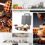 Вафельниця Adler AD 3049 1800W - Потужна вафельниця для швидкого приготування від Adler - Зображення 2