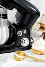 Планетарний міксер Adler AD 4226b 1200W 3л - Чорний планетарний міксер Adler з потужністю 1200 Вт та 3-літровою чашею - Зображення 3