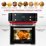 АЕРО Духовка Adler AD 6309 8-в-1 LED 13л - Універсальна духовка з підсвіткою від Adler для різних кулінарних потреб - Зображення 3