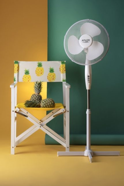 Вентилятор підлоговий Adler AD 7305 40см на підставці 45Вт (90Вт) 53дБ