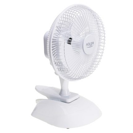 Вентилятор Adler AD 7317 із кліпсою затискачем та підставкою 15W (30W) 46дБ 7м³/хв