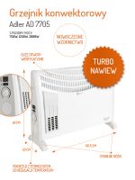 Конвектор Adler AD 7705 - Зображення 10