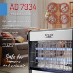 Знищувач комах Adler AD 7934: Захист від комах для спокійних ночей
