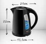 Чайник Camry CR 1255 Black 1.7 L: стильний вигляд та смакові якості - Зображення 2