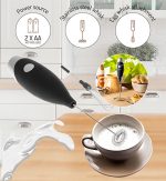 Спінювач молока з підставкою Camry CR 4501b - Великий вспінювач молока від Camry для вашого улюбленого кава - Зображення 4