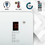 Скляний конвектор Обігрівач Camry CR 7721 LCD
