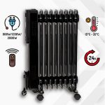 Масляний радіатор з дистанційним керуванням CR 7810 LED (9 ребер) - Зображення 2