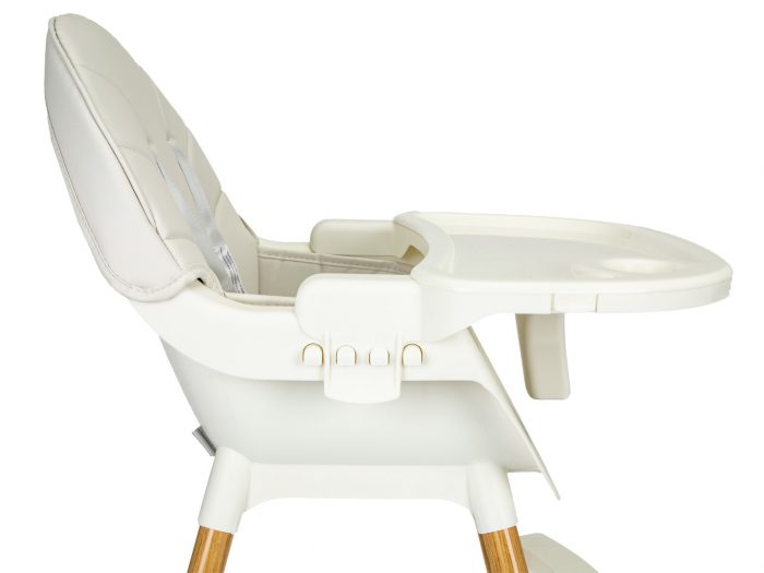 Стільчик для годування ECOTOYS 2в1 HA-004 бежевий Комфорт і універсальність для щасливих моментів з малюком - Зображення 8