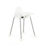 Стільчик для годування ECOTOYS 2в1, білий HA-007 Комфорт і універсальність для щасливих моментів з малюком