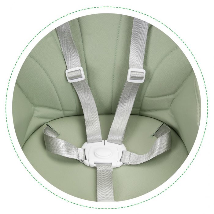 Стільчик для годування 2 в 1 з 5-точковими ременями ECOTOYS HC-823-максимальний комфорт і безпека - Зображення 6