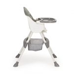 Стільчик для годування 2 в 1 з 5-точковими ременями ECOTOYS, сірий HC-823 Комфорт і практичність для кожного етапу росту вашої дитини - Зображення 3
