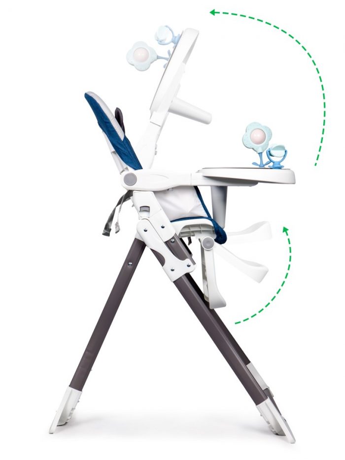 Стільчик для годування ECOTOYS HC301-1904-Стильний дизайн та функціональність - Зображення 4