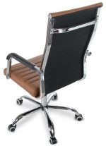 Офісне крісло Sofotel Boston з еко-шкіри,коричневе. Для Комфорту та Витонченого Інтер'єру - Зображення 3