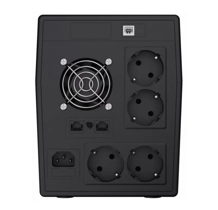 Джерело Безперебійного Живлення Green Cell UPS 1500VA 900W (UPS04) - Надійний Захист Відключень - Зображення 2