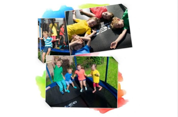 Батут Neo-Sport 374 см із Зовнішньою Сіткою + Драбинка (NS-12Z181) - Весела Розвага для Дітей і Дорослих - Зображення 4