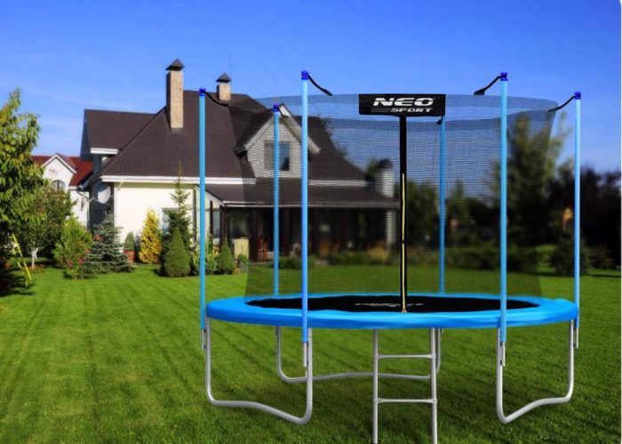 Батут Neo-Sport 10ft (312 см) з Внутрішньою Сіткою та Драбинкою - Відмінний Вибір для Дітей - Зображення 2