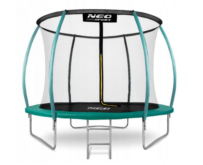 Батут Neo-Sport Premium 312 см з Внутрішньою Сіткою (NS-10C181) + Драбинка - Розваги для Дітей з Безпекою - Зображення 2