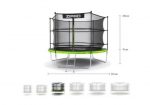Батут садовий Zipro Jump Pro з Внутрішньою Сіткою 10FT (312 см) - Зображення 8