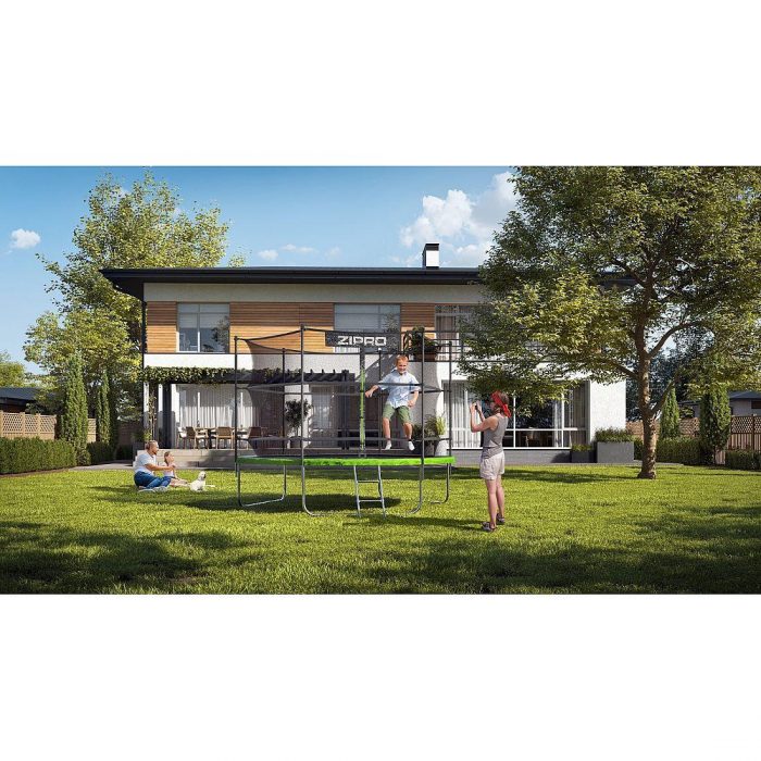 Батут Zipro Jump Pro з Внутрішньою Сіткою 10FT (312 см) - Безпечні Розваги для Сім'ї - Зображення 2