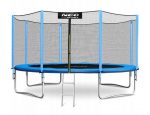 Батут Neo-Sport 374 см з Зовнішньою Сіткою + Драбинка - Простір і Безпека для Активних Ігор - Зображення 2