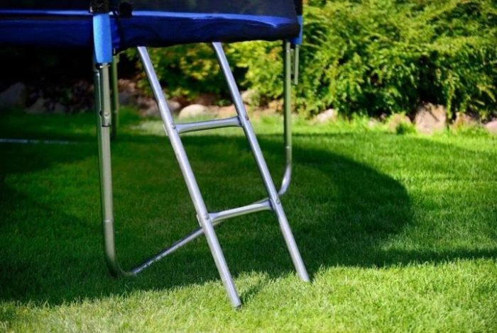 Дитячий Садовий Батут FunFit із Захисною Сіткою + Драбинка 374 см - Зображення 3