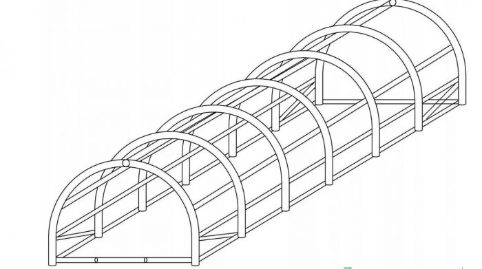 Садова Теплиця Funfit 6 x 3 x 200 см 18m2 - Просторе Місце для Ваших Рослин - Зображення 12