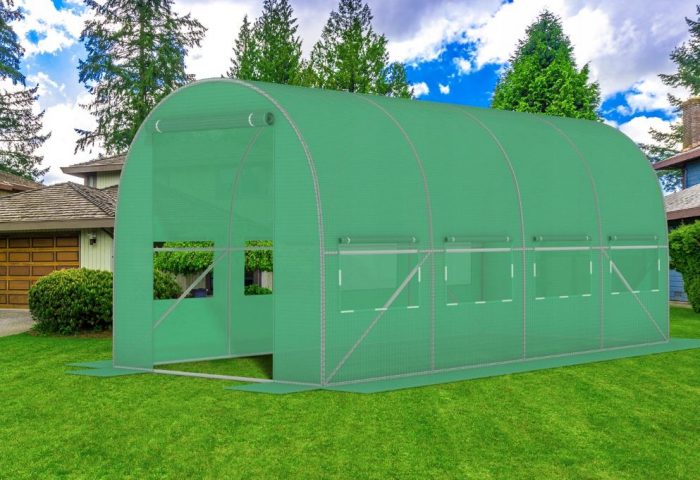 Садова Теплиця Funfit 4,5 x 2 x 200 см (9м²) - Просторе Місце для Вирощування Рослин - Зображення 5