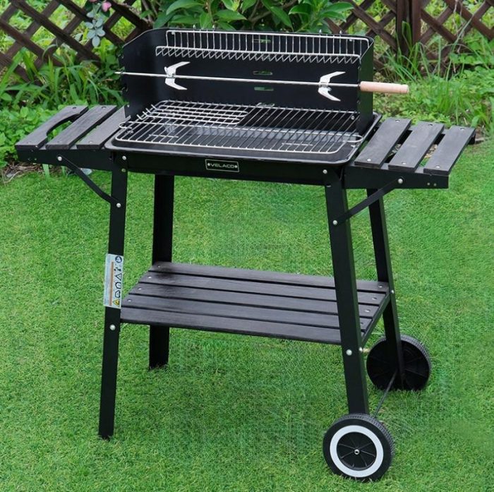 Гриль-Барбекю Velaco VL06-RS 28 x 48 см - Ідеальний для Смачних Страв на Вулиці - Зображення 6