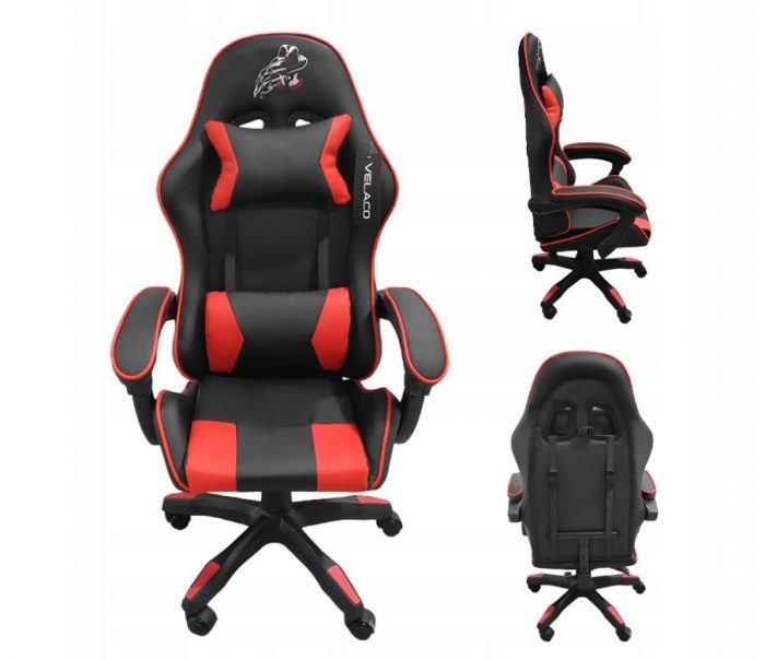 i85137269-9f7f914044d3ac7e91719407f464fa2c-1717576683968 Геймерське Крісло Velaco ZING-B-BL-RD - Стиль та Комфорт для Геймерів - Зображення 1
