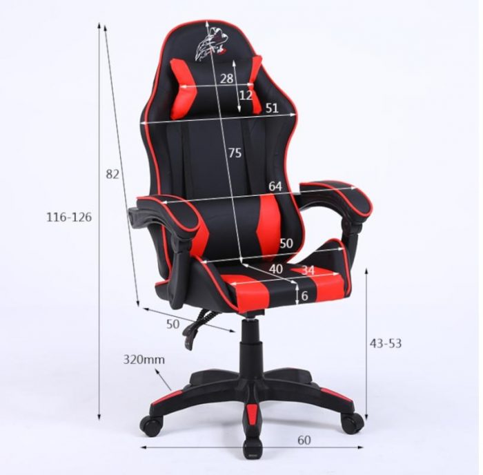 Геймерське Крісло Velaco ZING-B-BL-BU - Комфорт та Стиль для Геймерів - Зображення 12