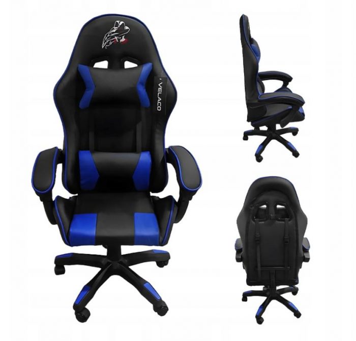 i85138742-2aec18b856cdd9690f52f365c4525b1b-1717577493822 Геймерське Крісло Velaco ZING-B-BL-BU - Комфорт та Стиль для Геймерів - Зображення 1