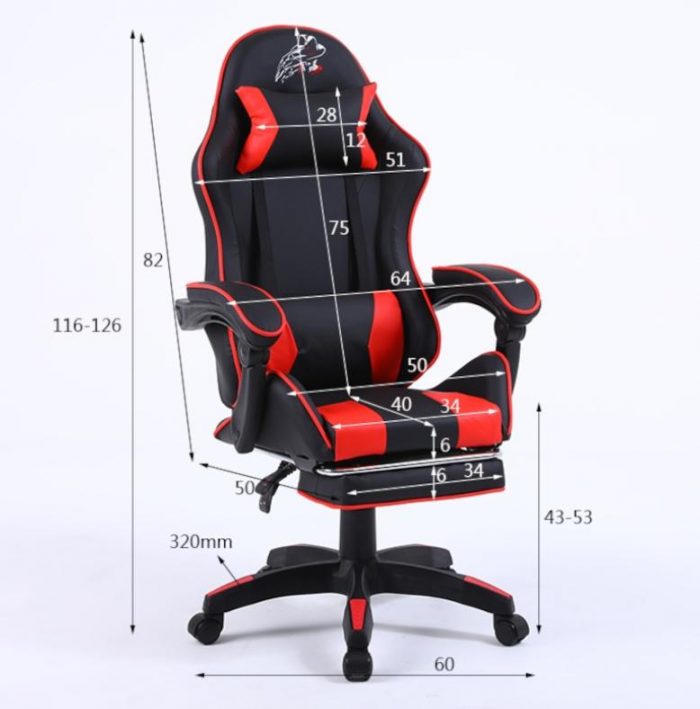 Геймерське Крісло Velaco ZING-A-BL-RD - Стильне та Комфортне для Геймерів - Зображення 12