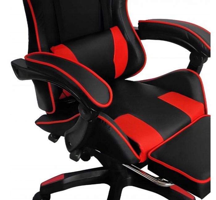 Геймерське Крісло Velaco ZING-A-BL-RD - Стильне та Комфортне для Геймерів - Зображення 8