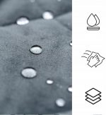 Барне Крісло VELACO 115 cm RAFA03-BL-BL - Елегантне та Комфортне для Бару - Зображення 9