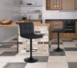 Барне Крісло VELACO 115 cm RAFA03-BL-BL - Елегантне та Комфортне для Бару - Зображення 2