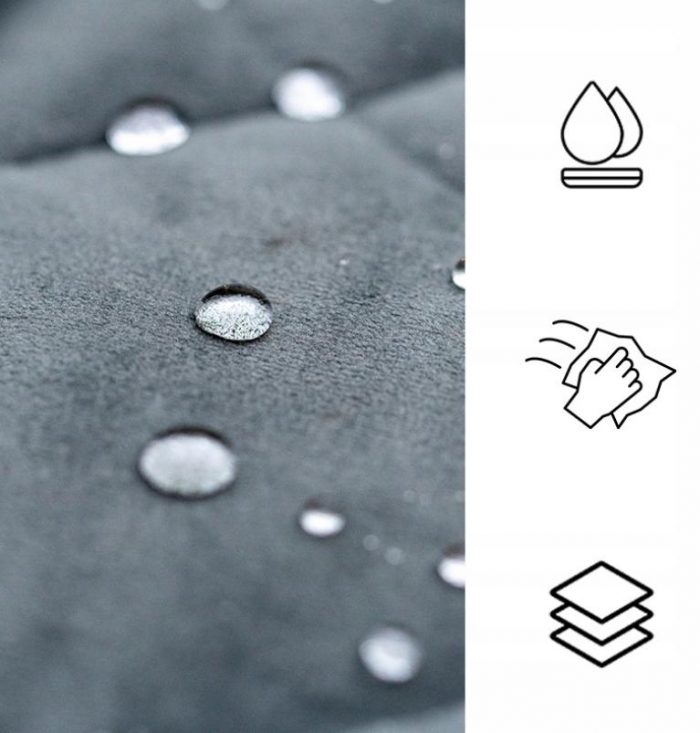 Барне Крісло VELACO 106 cm XENA01-GR-BL - Стильний Вибір для Вашого Бару - Зображення 9