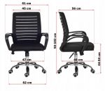 Офісне Крісло LUGANO ARNO BLACK - Комфорт та Стиль для Вашого Офісу - Зображення 12