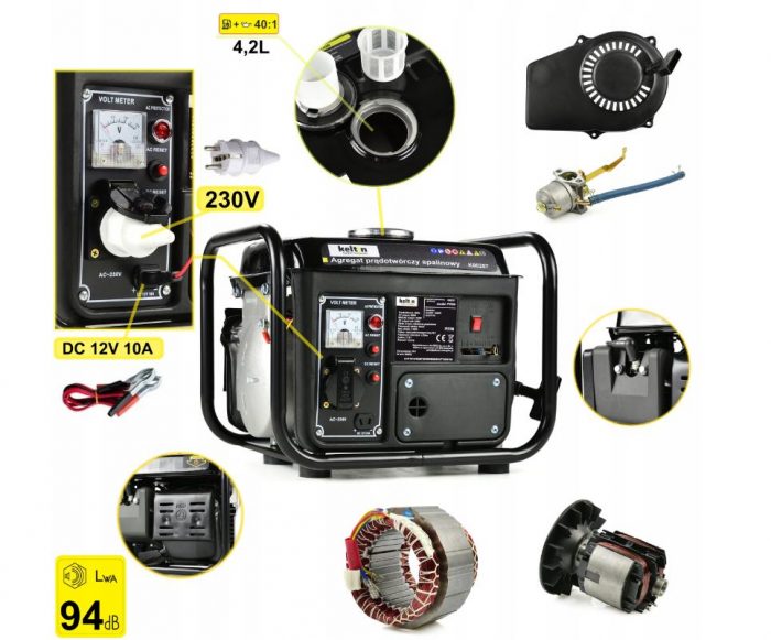 Генератор Бензиновий Keltin 720 W K00257 - Компактний і Ефективний - Зображення 9