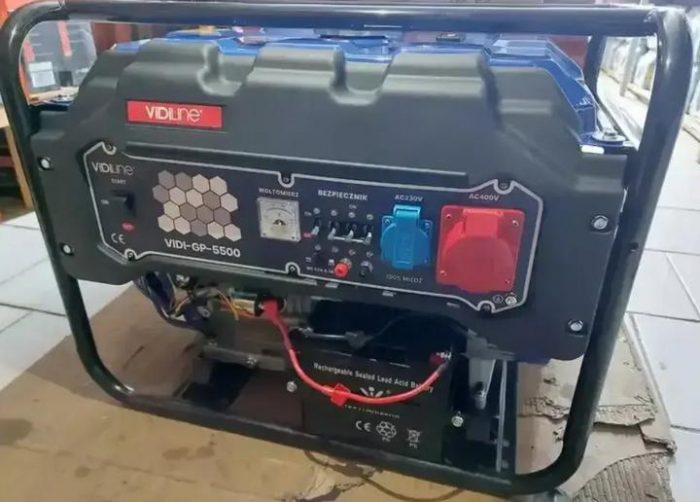 Генератор Бензиновий VIDiLINE VIDI-GP-5500 - Надійне Джерело Енергії для Будинку та Поїздок - Зображення 2