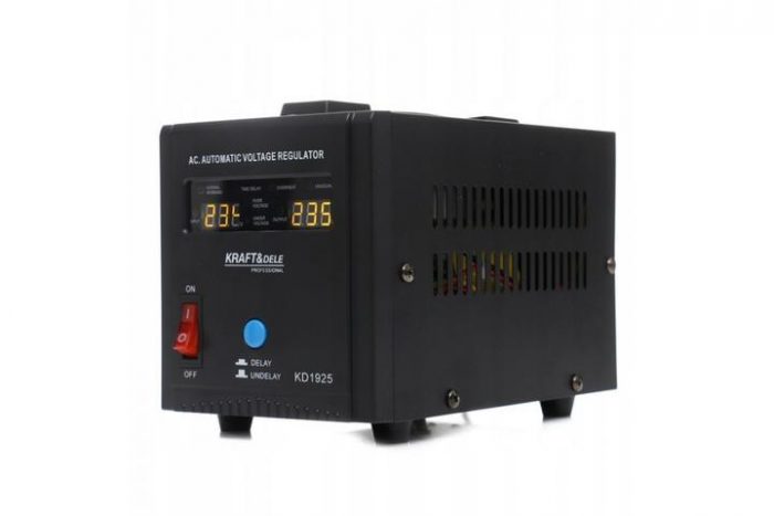 Стабілізатор Напруги Kraft&Dele KD1925 1000 Вт - Надійний Захист Вашої Електроніки - Зображення 2